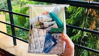 АПТЕЧКА ДЛЯ ПУТЕШЕСТВИЙ # FIRST AID KIT FOR TRAVEL