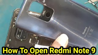 how to open redmi note 9 | how to open back cover redmi note 9