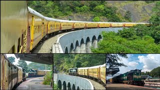 Journey Through Most Beautiful Thenmala Ghats : Kollam Sengottai Passenger