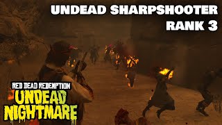 RDR 1 Undead Nightmare - Undead Sharpshooter Rank 3 (Easiest Method)