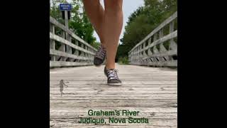 "Steps on a Wooden Bridge" Graham's River, Judique with Sabra MacGillivray