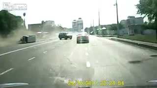 ДТП, Porsche Cayenne влетел в автобус. Porsche Cayenne crash