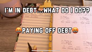 Paying off Debt | How to create a budget to pay off debt |  paying off debt