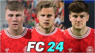 FC 24 | ALL DENMARK PLAYERS REAL FACES