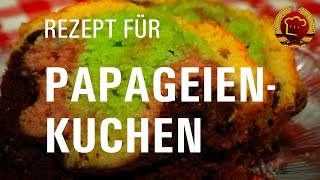 Das originale DDR Rezept für Papageienkuchen (Rezept zum backen ohne Lebensmittelfarbe)