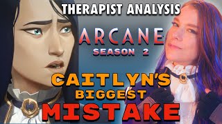 Arcane S2 Act 1: Caitlyn's Biggest Mistake — Therapist Analysis! #reacts #reaction