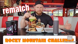 FOODCHALLENGE: REMATCH OF THE ROCKY MOUNTAIN CHALLENGE! #foodchallenge #burgerchallenge #food