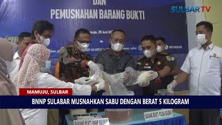 PEMUSNAHAN NARKOTIKA JENIS SABU DENGAN BERAT 5 KILOGRAM!!!