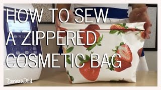 How To Install A Zipper And Sew A Zippered Pouch