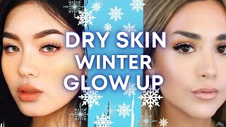 WINTER MAKEUP Tutorial For DRY SKIN ❄️| Natural Glam Makeup