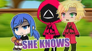 she knows ~ meme 💢 gacha club & gacha life 🍀 miraculous ladybug 🐞 mlb au 🌈 marinette x adrien