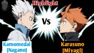 Masa lalu korai dan hirugami??inilah Rangkuman pertandingan karasuno vs kamomedai.