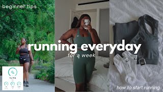 I RAN EVERYDAY FOR A WEEK as a NON-RUNNER | how to start running in 2024 & * ACTUALLY ENJOY IT*