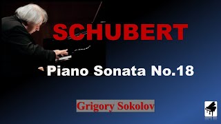 Schubert l Piano Sonata No.18 D894 l Grigory Sokolov