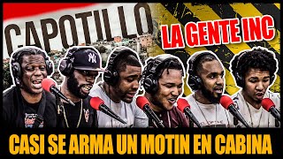 LA GENTE INC. 💯 Casi se arma un Lio Musical con estos tiguere del capotillo En caBina 🤯