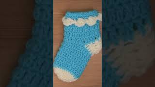 شراب كروشيه جميل وسهل #كروشيه #كروشيتو #أطفال #ملابس_كروشيه #crochet #crocheto #socks #kids