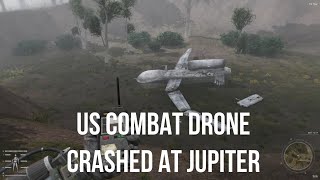 US combat drone crashed at Jupiter. Stalker Gamma.