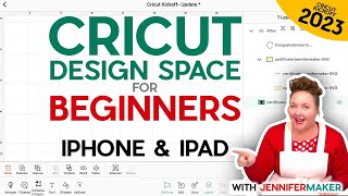 How to Use Cricut Design Space in 2023 on iPad or iPhone! (Cricut Kickoff Lesson 3)