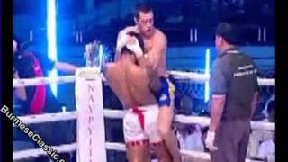 Myanmar lethwei-Saw Shark Vs Erik Massion -(Germany)Belgium