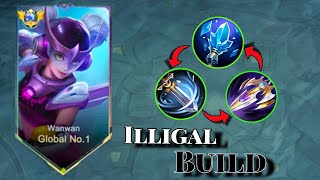 Wanwan ILLEGAL BUILD | MLBB #mlbb #wanwan #scrennysgaming