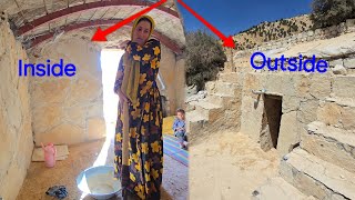 nomadic Lady's magic cave: the safest underground shelter