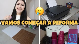 VAMOS REFORMAR O ESCRITÓRIO + COMPRAMOS OS REVESTIMENTOS, REVESTIMENTO RIPADO + VAI FICAR LINDO 😻