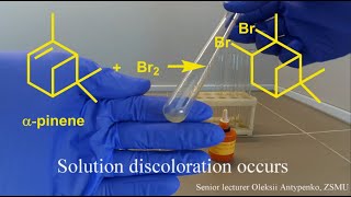 The proof of terpenoids unsaturation