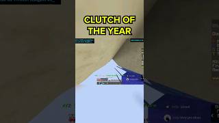 Clutch of The Year😎 (not really lol) #minecraft