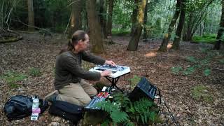 drone-in-the-woods | Squirrel Song (live hardware outdoor jam with 2 synths and a looper)