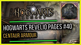 Hogwarts Castle Field Guide Revelio Pages #40 Centaur Armour