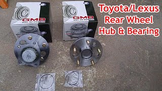 Toyota / Lexus Rear Wheel Hub & Bearing Replacement - 97' - 01' Camry, Celica, Solara, ES300