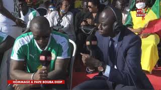 hommage à pape bouba diop : les tristes témoignages de henri camara " avant chaque match on..."