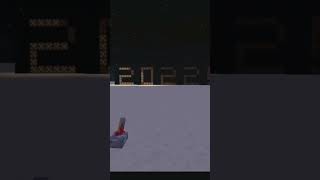 Happy 2022! (A Minecraft 2022 New Years Build)