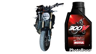 CB650R thay nhớt motul 300V