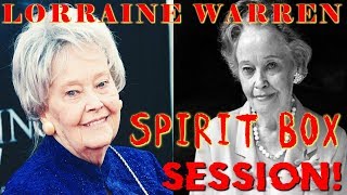 LORRAINE WARREN SPIRIT BOX SESSION: Did She Reply? - Paranormality (Episode 10)