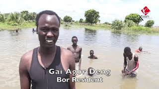 Floods displace thousands in Bor town, South Sudan