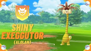 A Wild ✨ Shiny Alolan Exeggutor ✨ Appeared! [Pokemon GO] #shorts