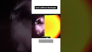 Earth in different wavelength #facts #science #shorts