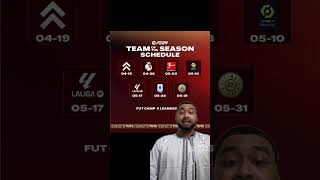 OFFICIAL Team Of The Season Schedule!!! Ea Fc 24