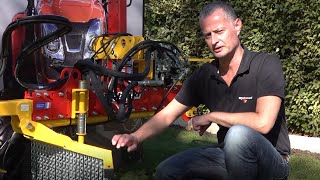 RABAUD : Weeding brush on tractor : HERBIONET-T