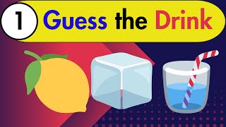 Guess the Drink Challenge 🍹🥤| Quiz 4 U