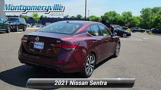 Certified 2021 Nissan Sentra SV, Montgomeryville, PA 23N0519A