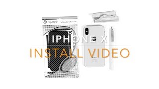 EasySkinz iPhone X / XS / XS MAX / XR - INSTALL VIDEO