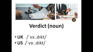 Verdict/verdict meaning in English/Urdu/Hindi/verdict in sentence/Legal Terminologies in Law