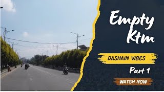 Before and After dashain Festival Kathmandu Nepal  roads update