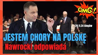 Nawrocki: Jestem chory na Polskę 🛑  – to choroba, z której nie zamierzam się leczyć.