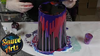 Painting On Everything Ep.7 - I Pour On A Small Trash can!