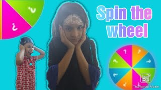 Spin the wheel challenge//funny video or challenge for kids//Diya and bro