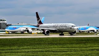 Close-Up Departures at Manchester Airport, MAN - RWY23L | 09/06/2022