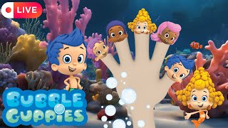 🔴 LIVE! BUBBLE GUPPIES FINGER FAMILY -  Nursery Rhymes & Kids Songs NONSTOP